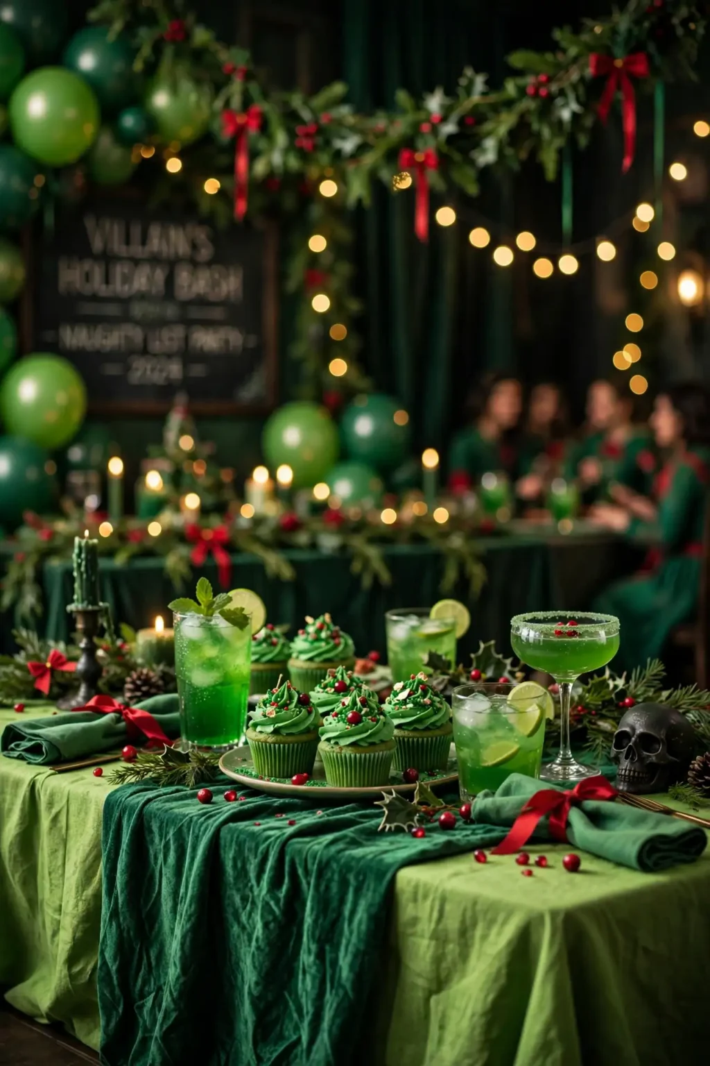grinch themed christmas party