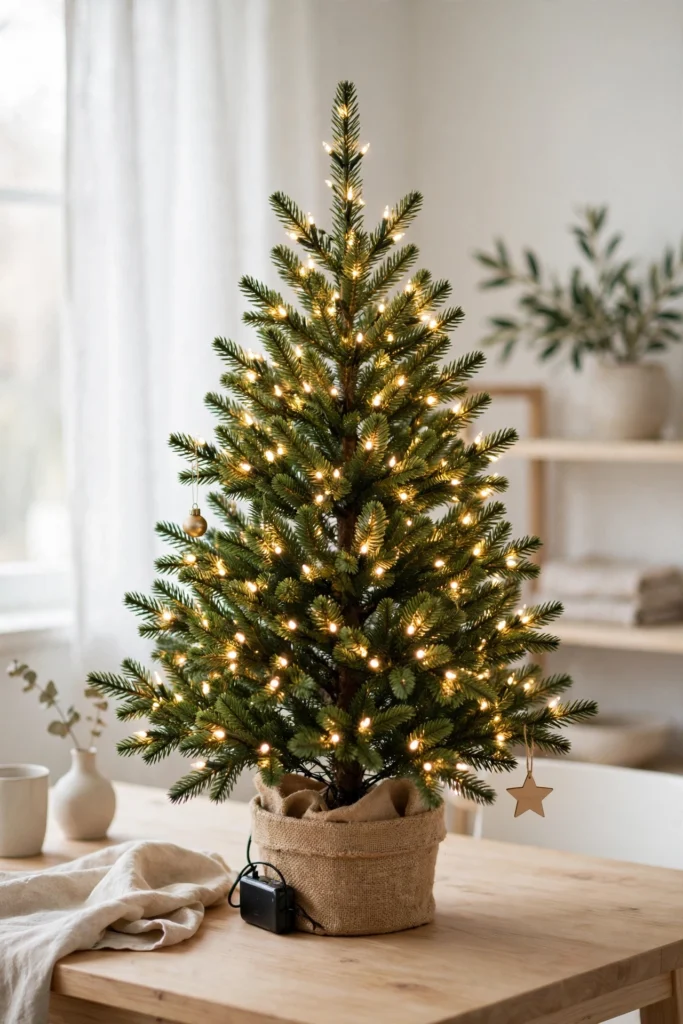 how many lights on a 3 foot tabletop christmas tree