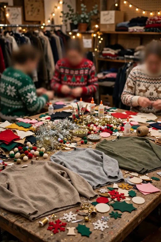 diy ugly sweater party