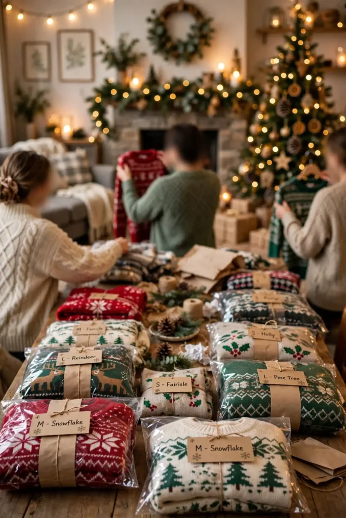 ugly sweater swap party
