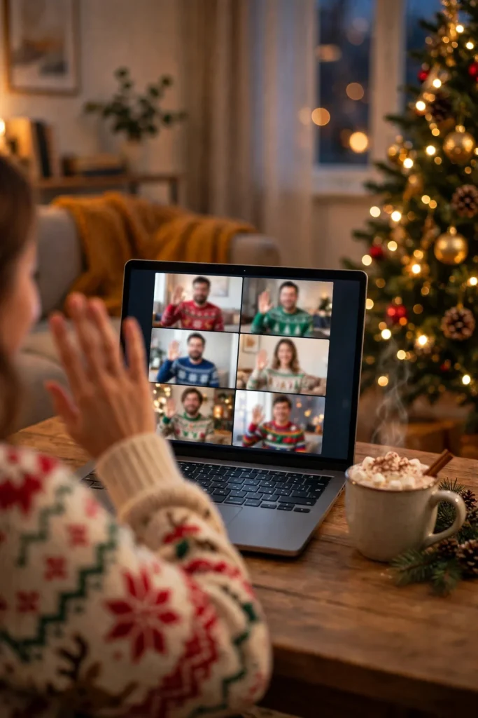 virtual ugly sweater party