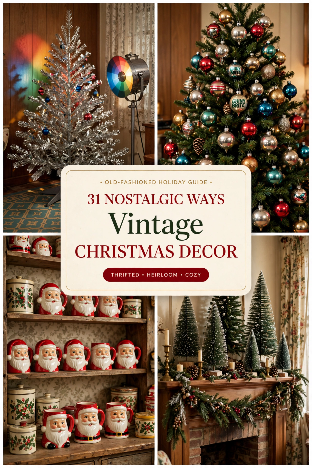 Vintage Christmas Decor Ideas: 31 Nostalgic Ways to Bring Old-Fashioned Charm Home