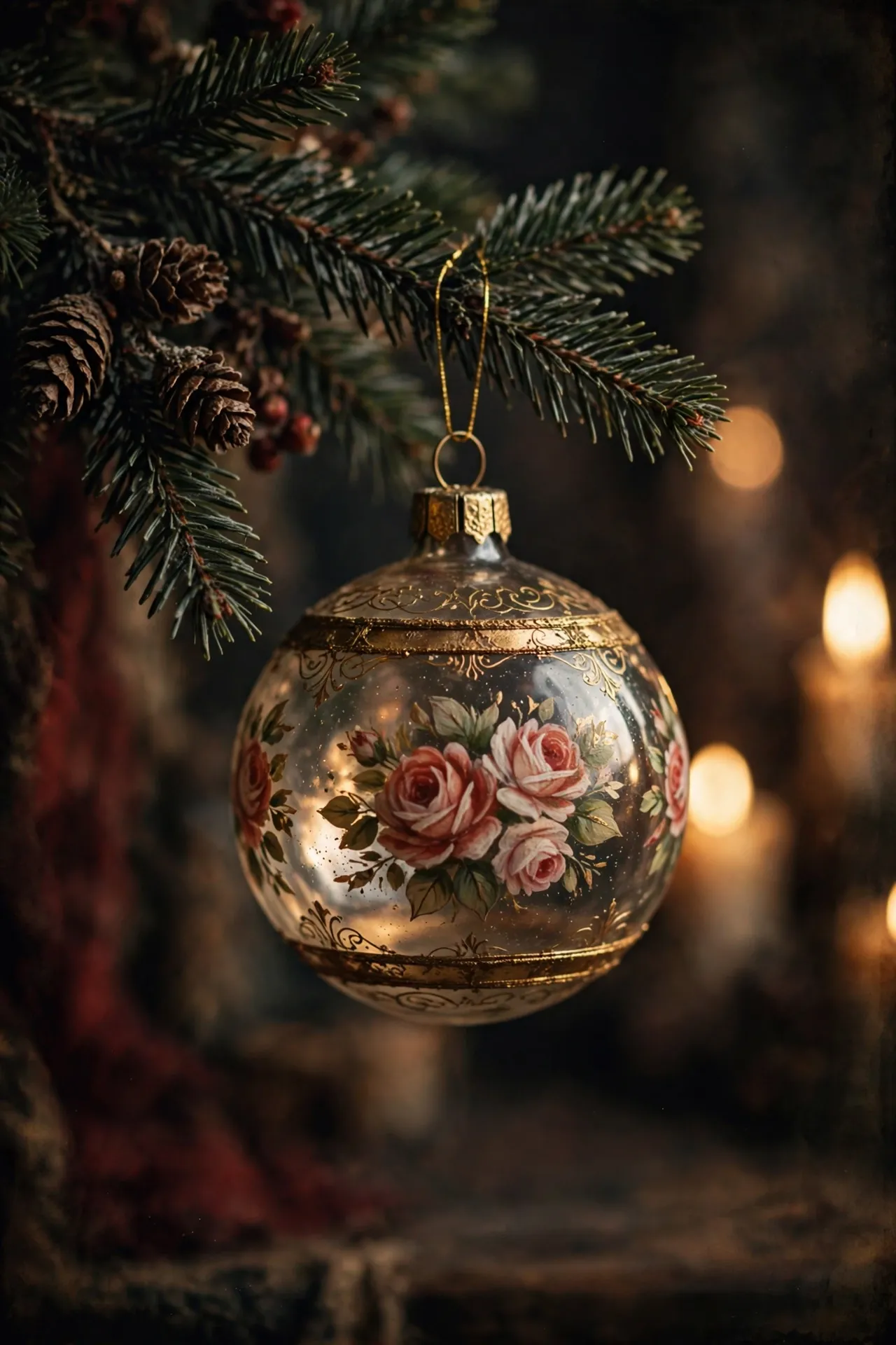 vintage glass christmas ornaments