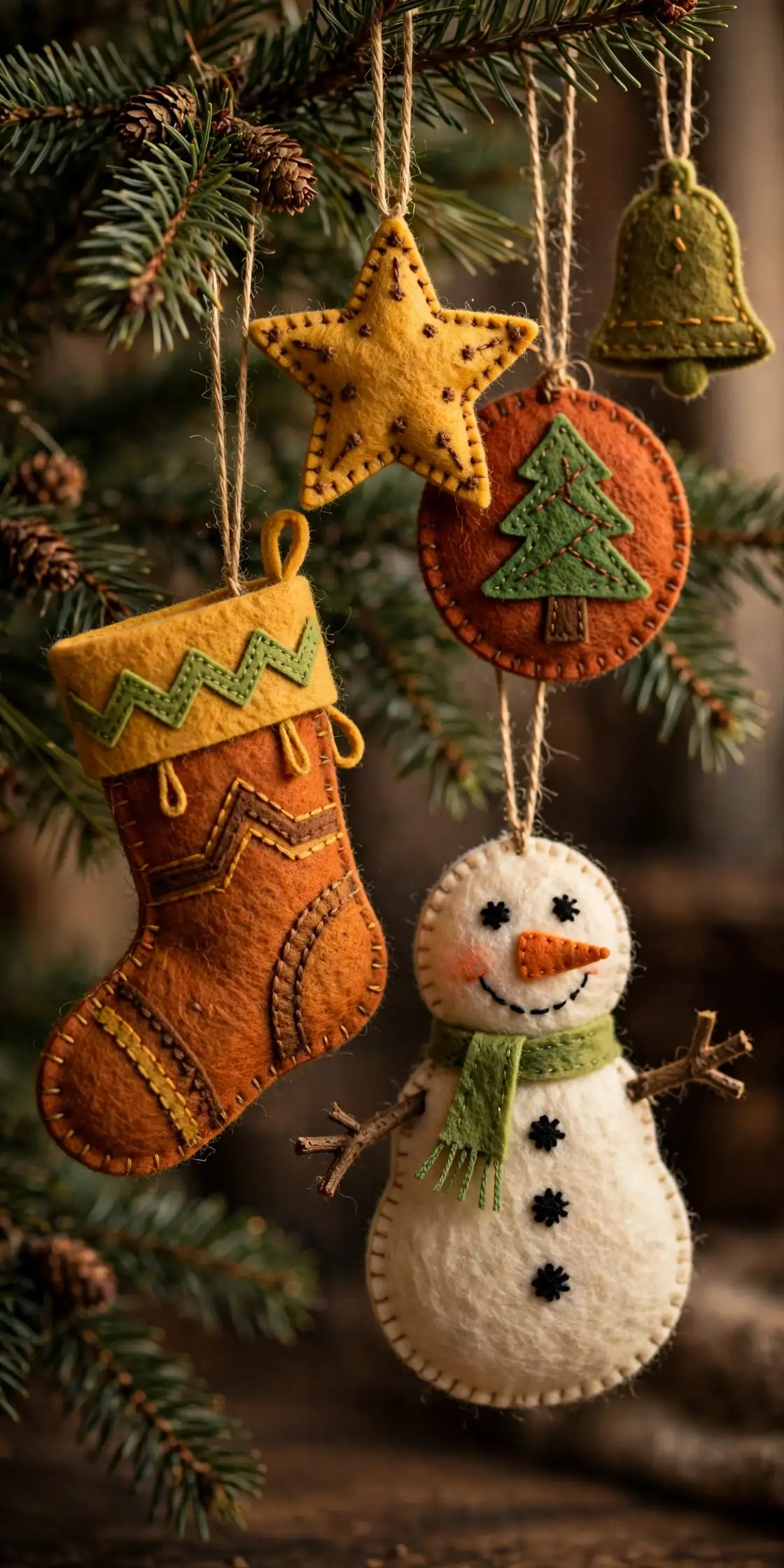 retro christmas decorations