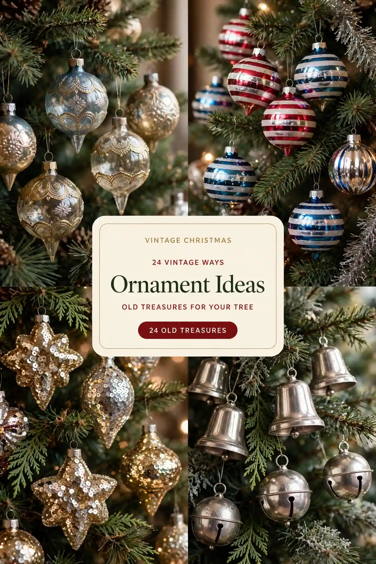 Vintage Christmas Ornament Ideas: 24 Old Treasures for Your Tree
