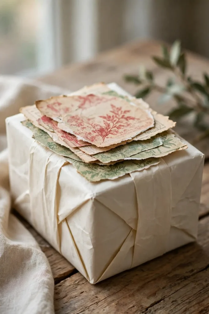 vintage christmas wrapping paper rolls