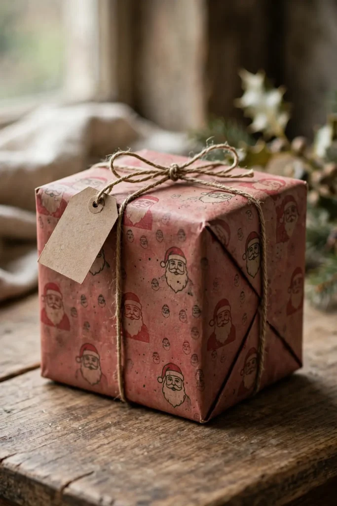1940s vintage christmas wrapping paper