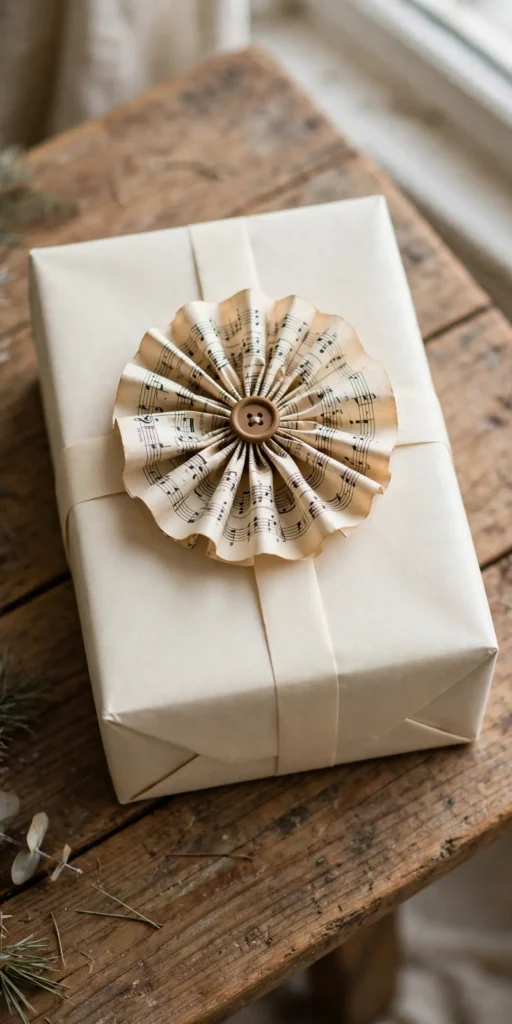 retro style christmas wrapping paper