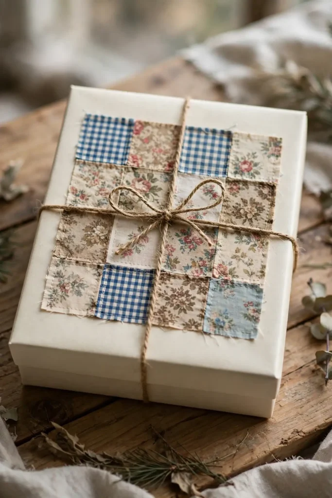 vintage inspired christmas wrapping paper