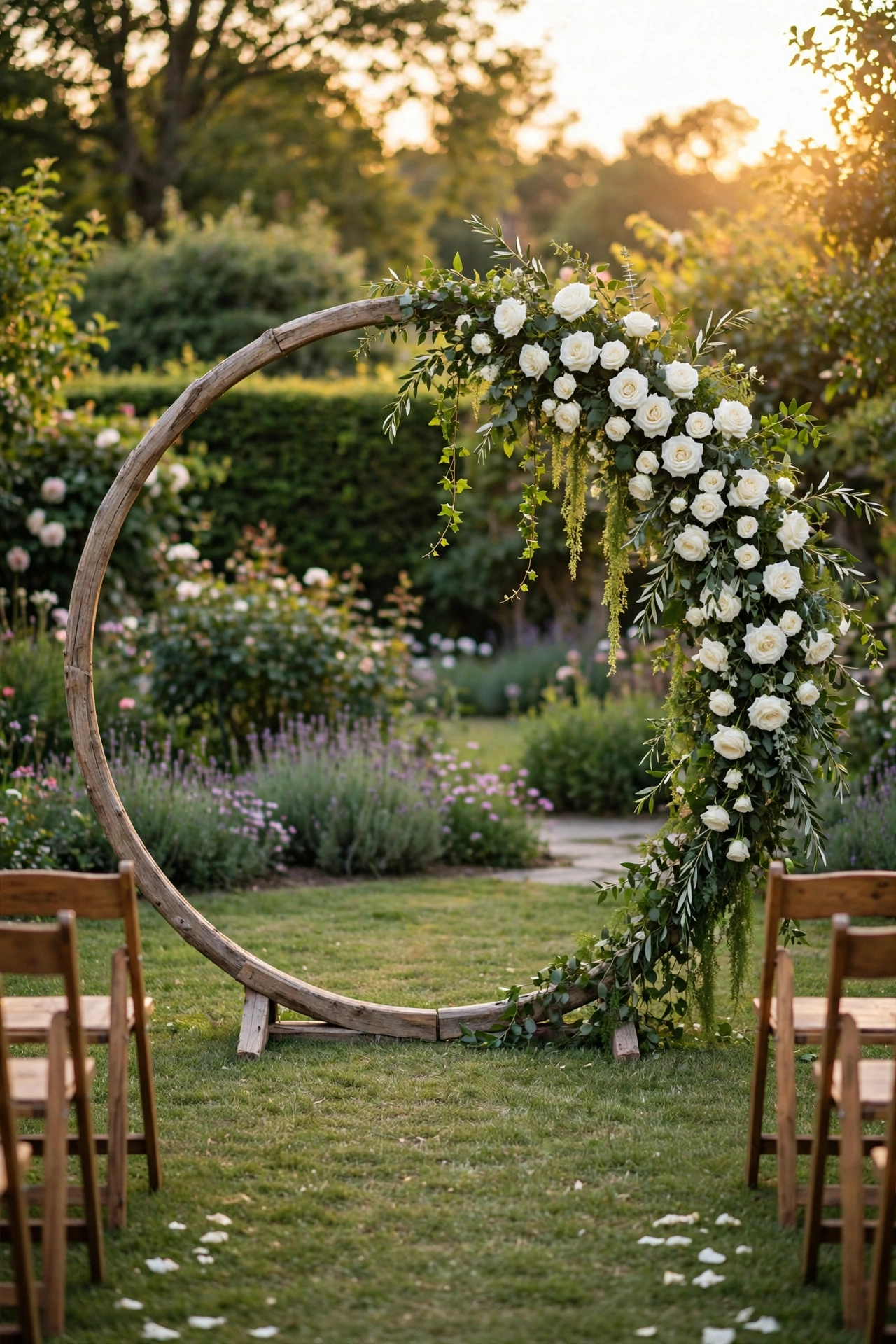 round floral wedding arch ceremony decor round floral wedding arch ceremony decor