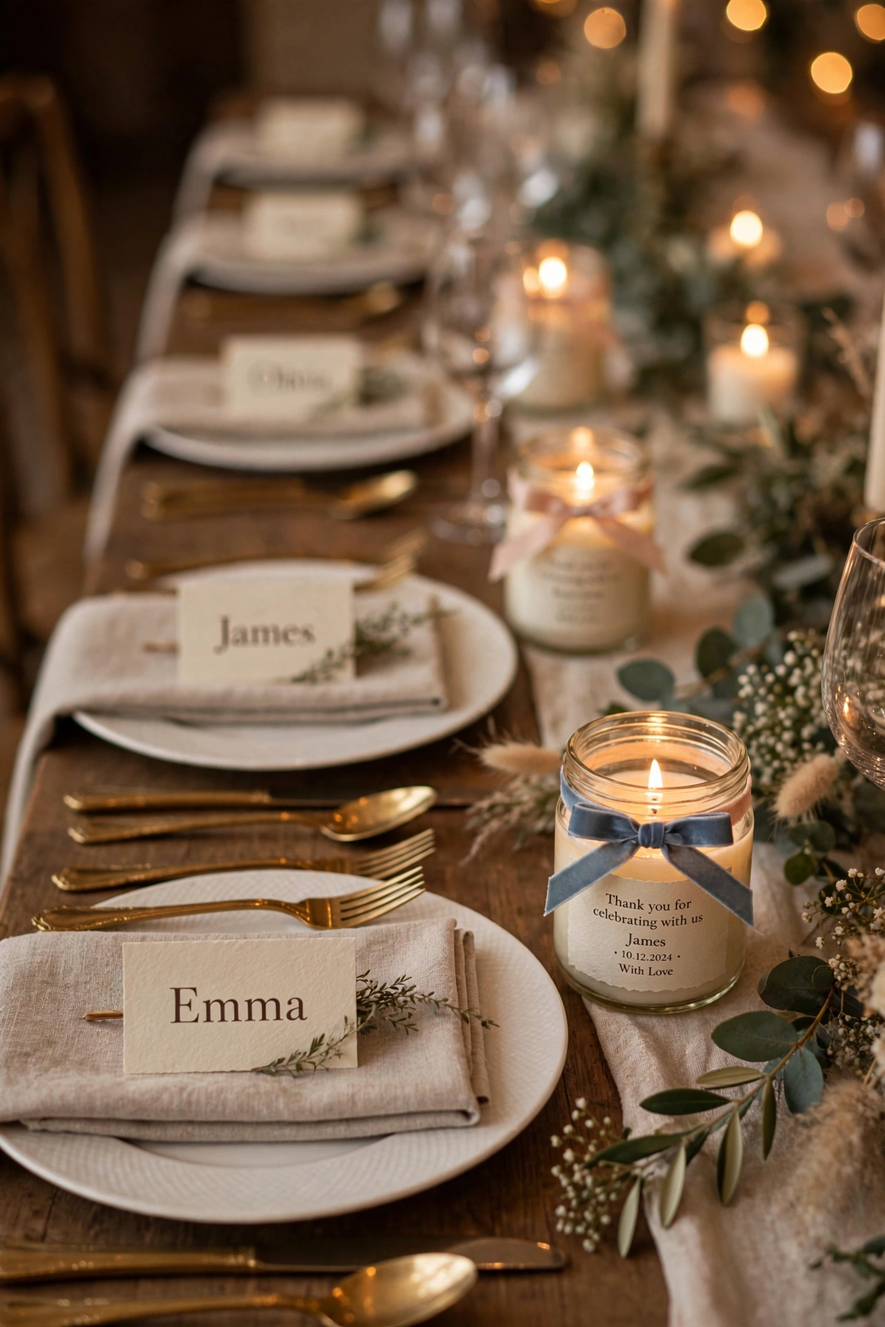 wedding favor candles as table decor wedding favor candles as table decor