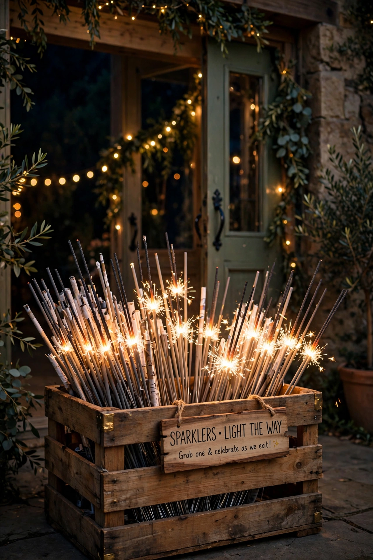 wedding sparkler send off display wedding sparkler send off display