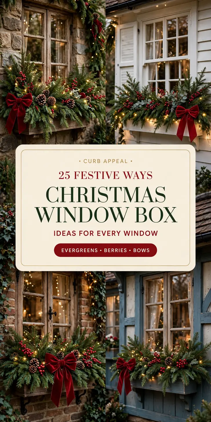 Christmas Window Box Ideas: 25 Festive Ways to Make Your Windows the Prettiest on the Street