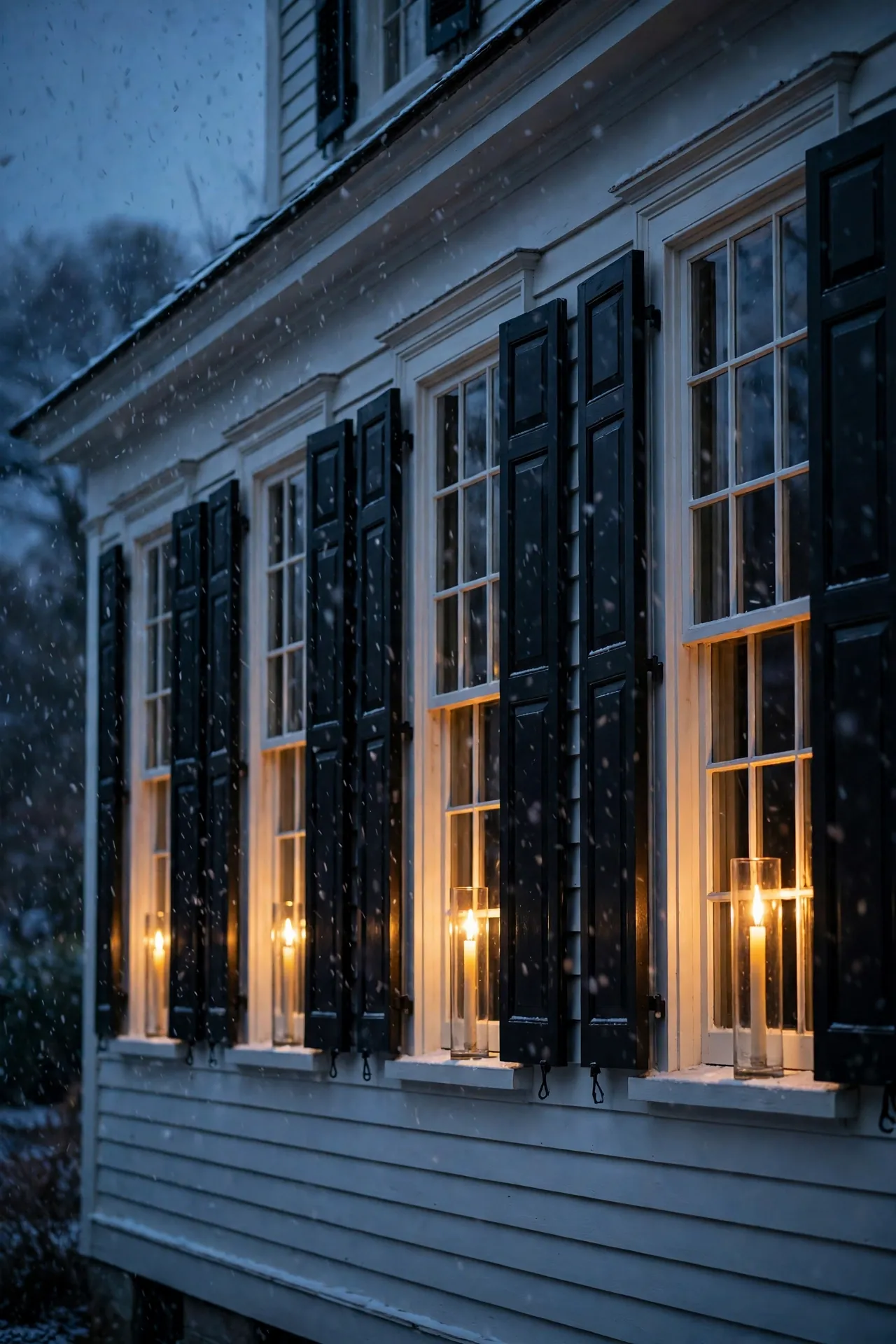 A Window Candle in Every Window window candle every window colonial christmas