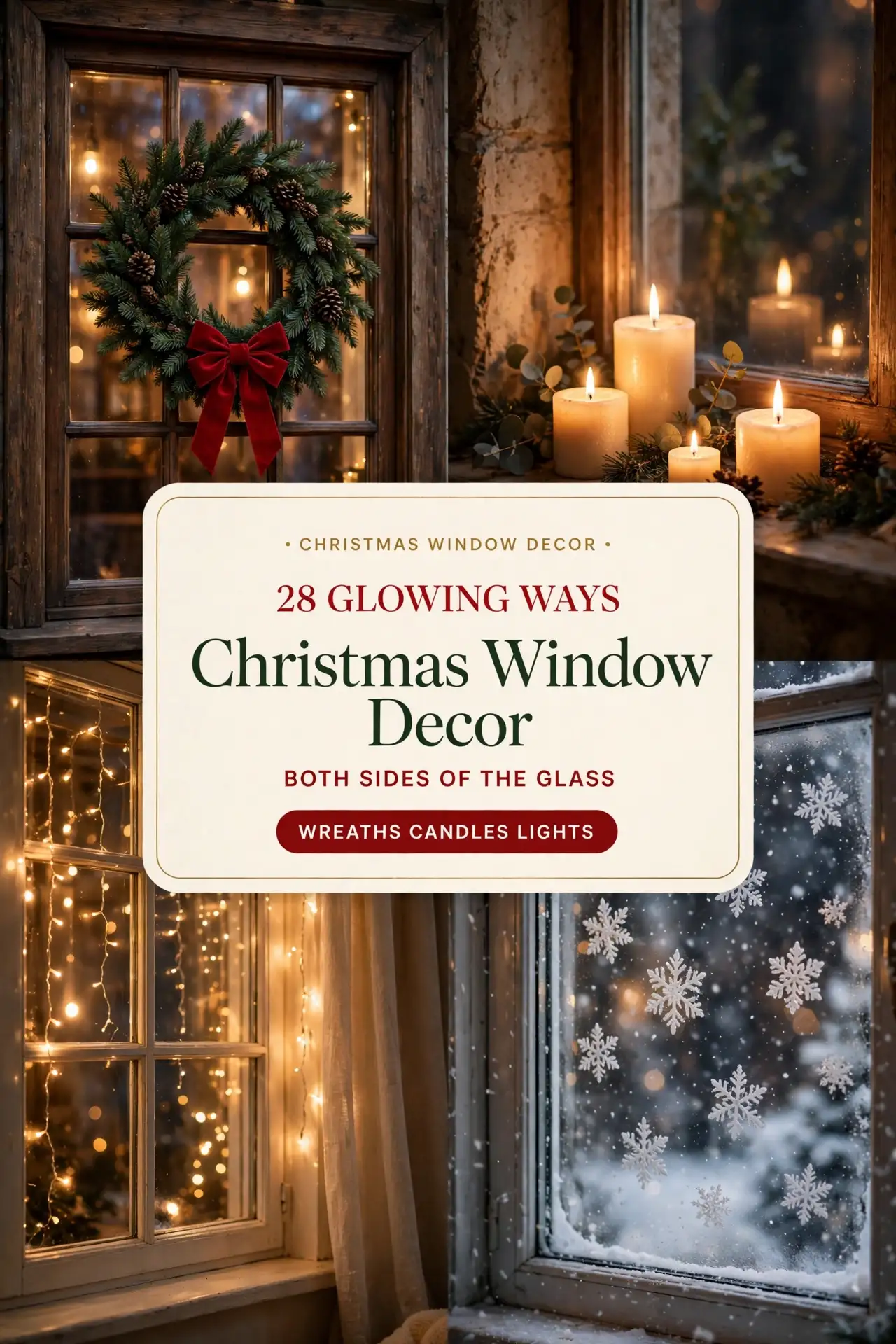 christmas window decor ideas