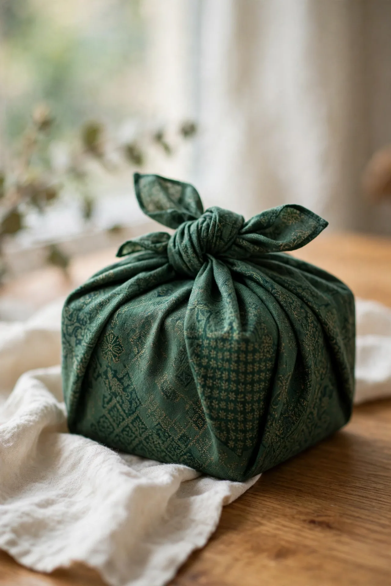 furoshiki fabric gift wrapping christmas