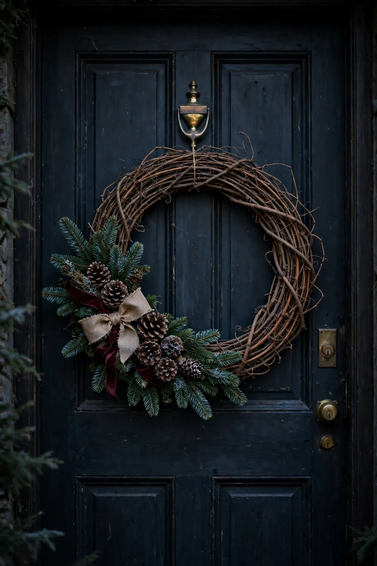 grapevine wreath ideas christmas