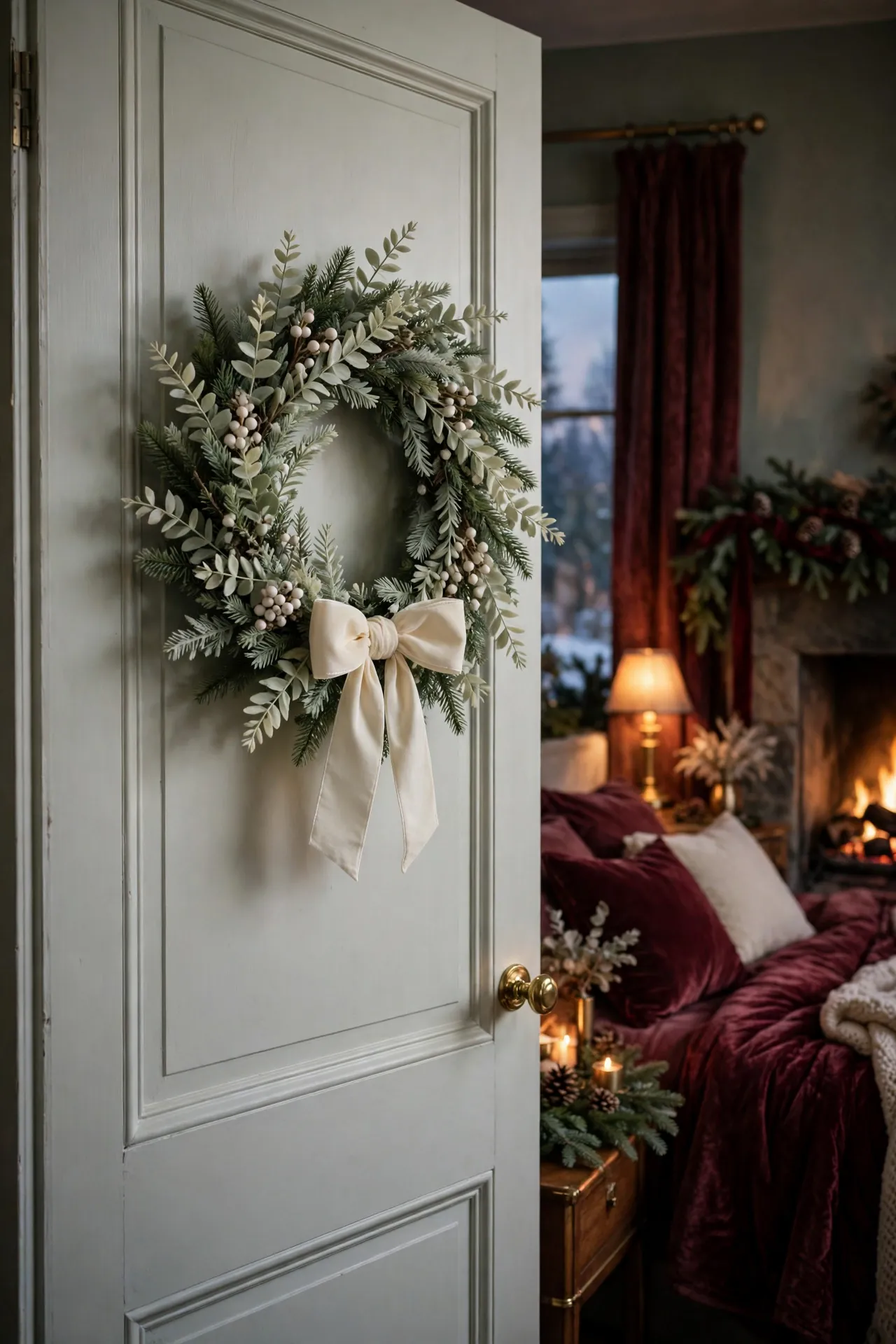 christmas door wreath ideas