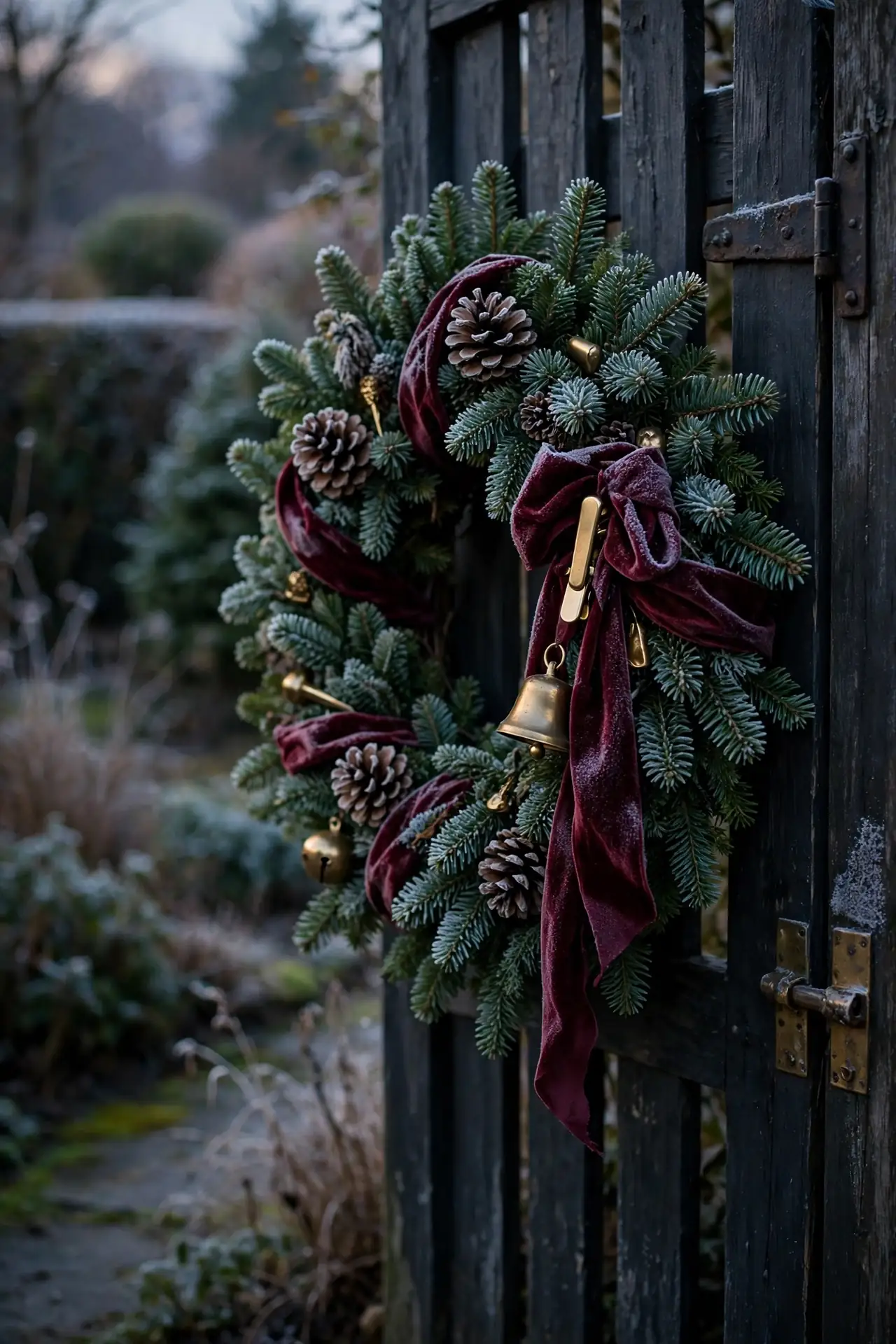 outdoor christmas wreath ideas