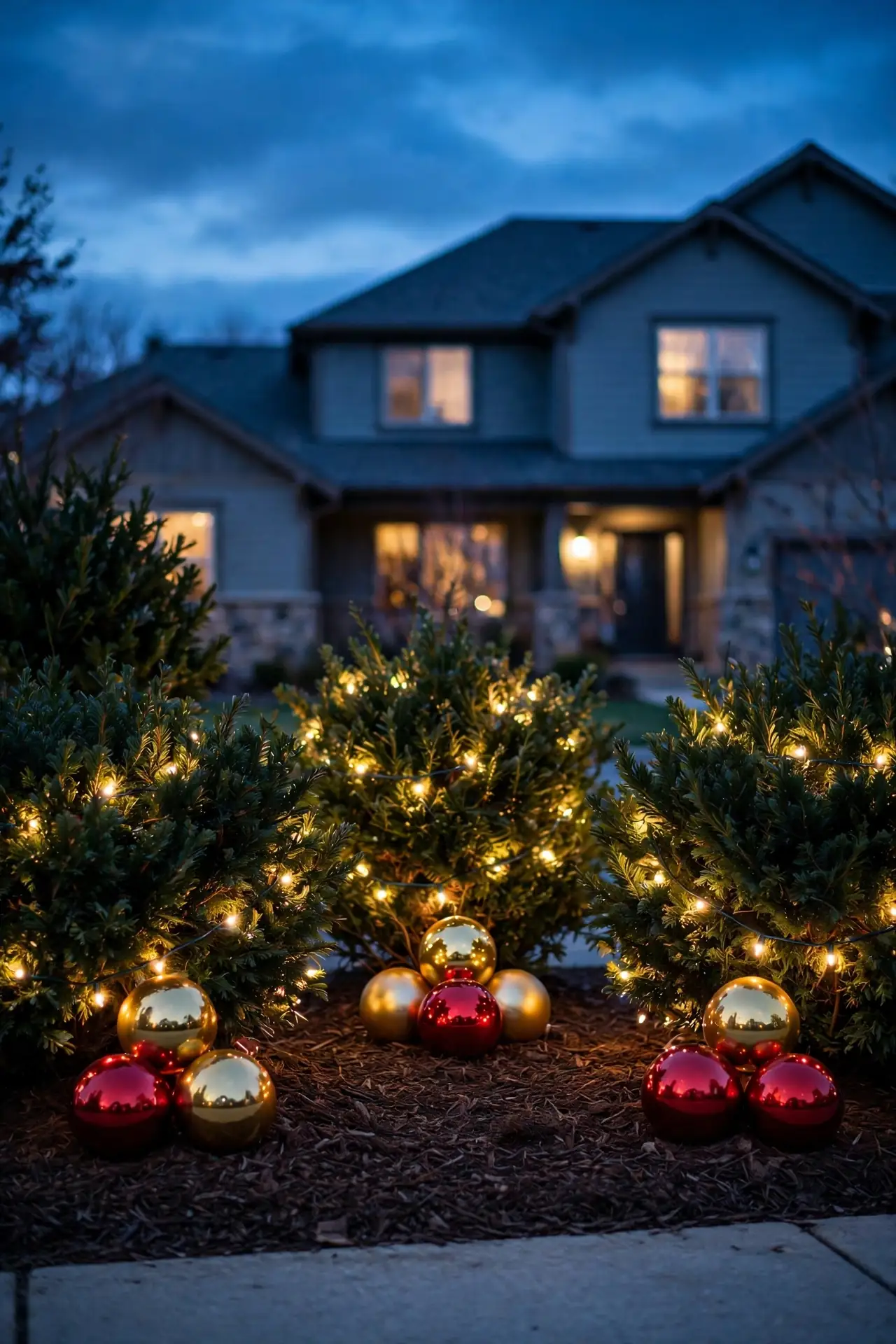 oversized christmas yard ornaments lawn shatterproof