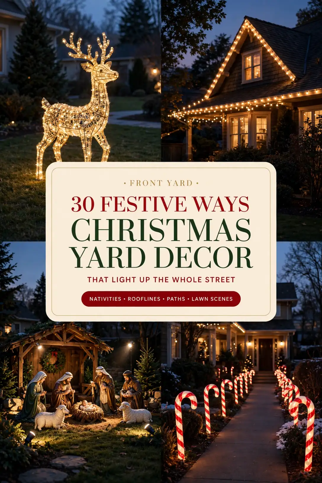 christmas yard decor ideas